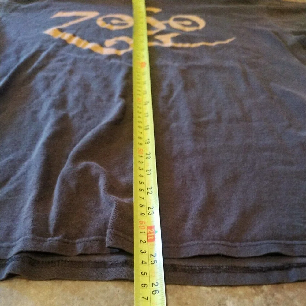 Rare Zoso Led Zeppelin LS T Shirt Jimmy Page Robert Plant XL Extra Large Brown